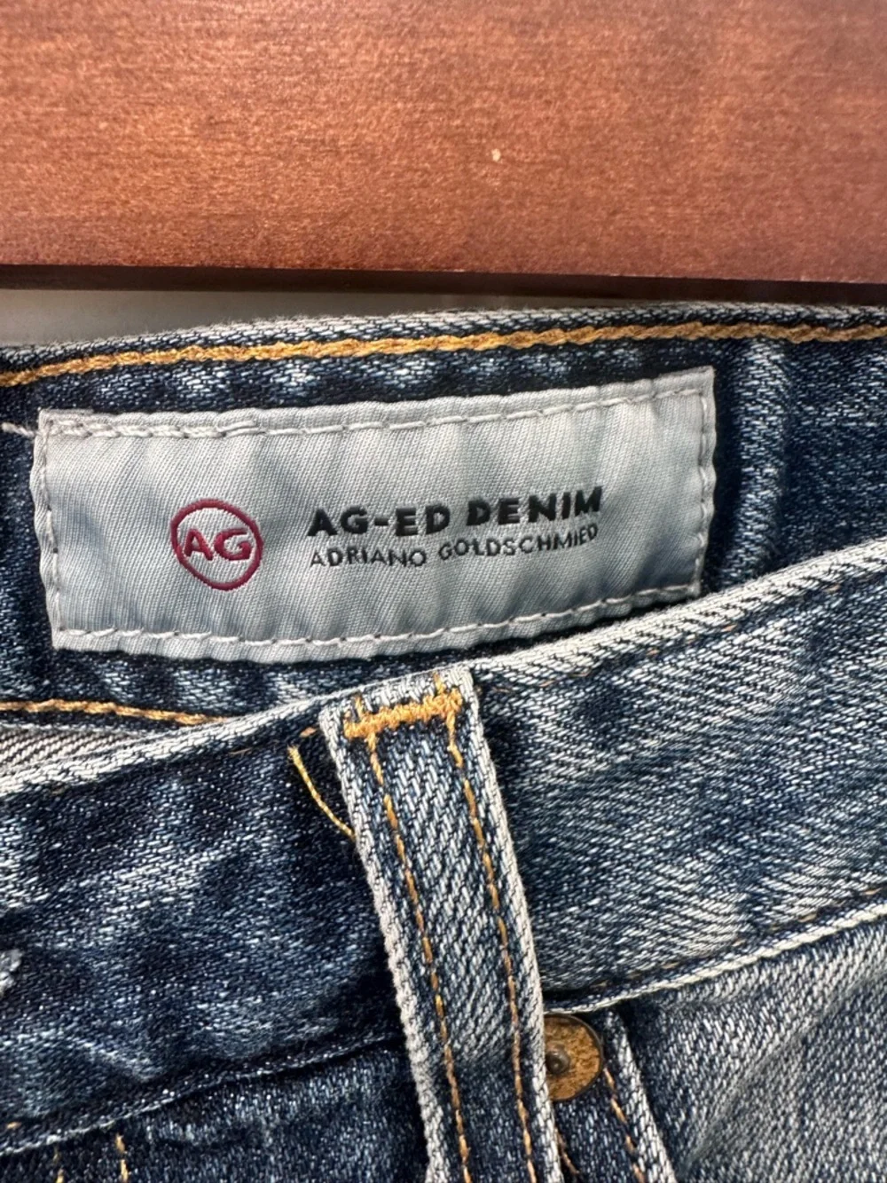 AG Adriano Goldschmied The Sloan Vintage Straight Leg Crop Distressed Jeans29 - Picture 7 of 10